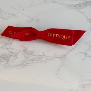 Diptyque Red Bow with Gold Accents